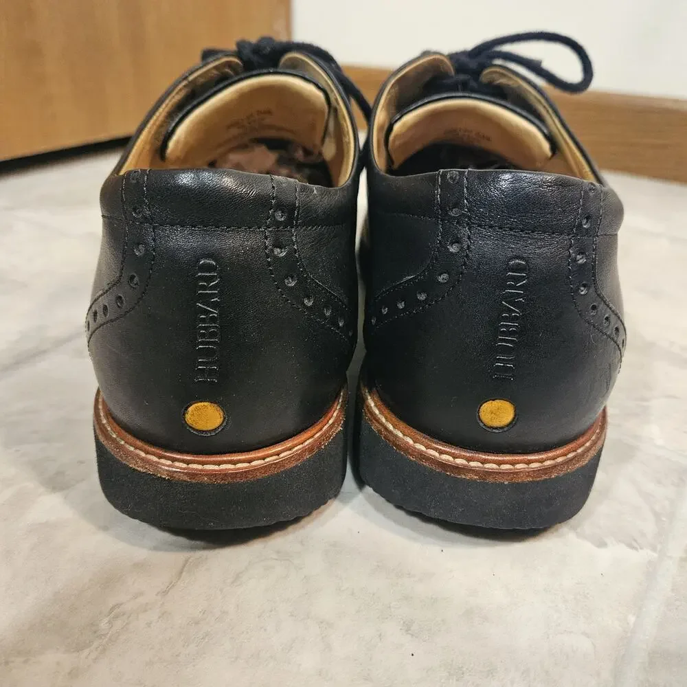 Samuel Hubbard Market Cap Black Leather Oxford Dress Shoes Men's Size 11.5 M